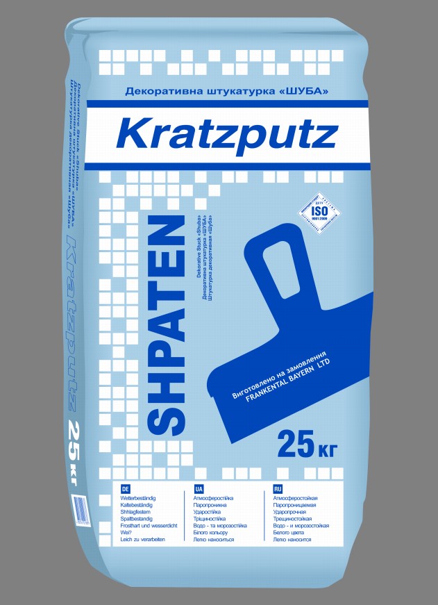 SHPATEN KRATZPUTZ 1,5 мм Штукатурка декоративна Шуба